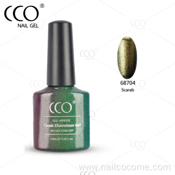 CCO High quality chameleon gel nail polish color chart nail art